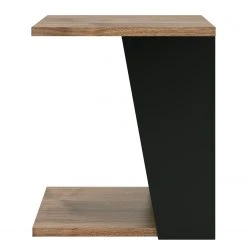 Temahome Beistelltisch Albi - Echtholzfurnier - Walnuss / Schwarz -Wohnzimmermöbel boutique en ligne 1000255972 210331 14452400041 DETAILS P000000001000255972