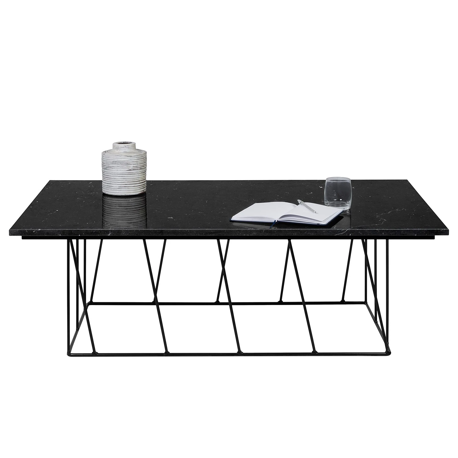 Temahome Couchtisch Helix - Marmor / Metall - Schwarz 5 Temahome Couchtisch Helix - Marmor / Metall - Schwarz – Bild 5