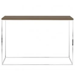 Temahome Konsolentisch Gleam - Walnuss / Silber -Wohnzimmermöbel boutique en ligne 1000256020 210331 14520300320 DETAILS P000000001000256020