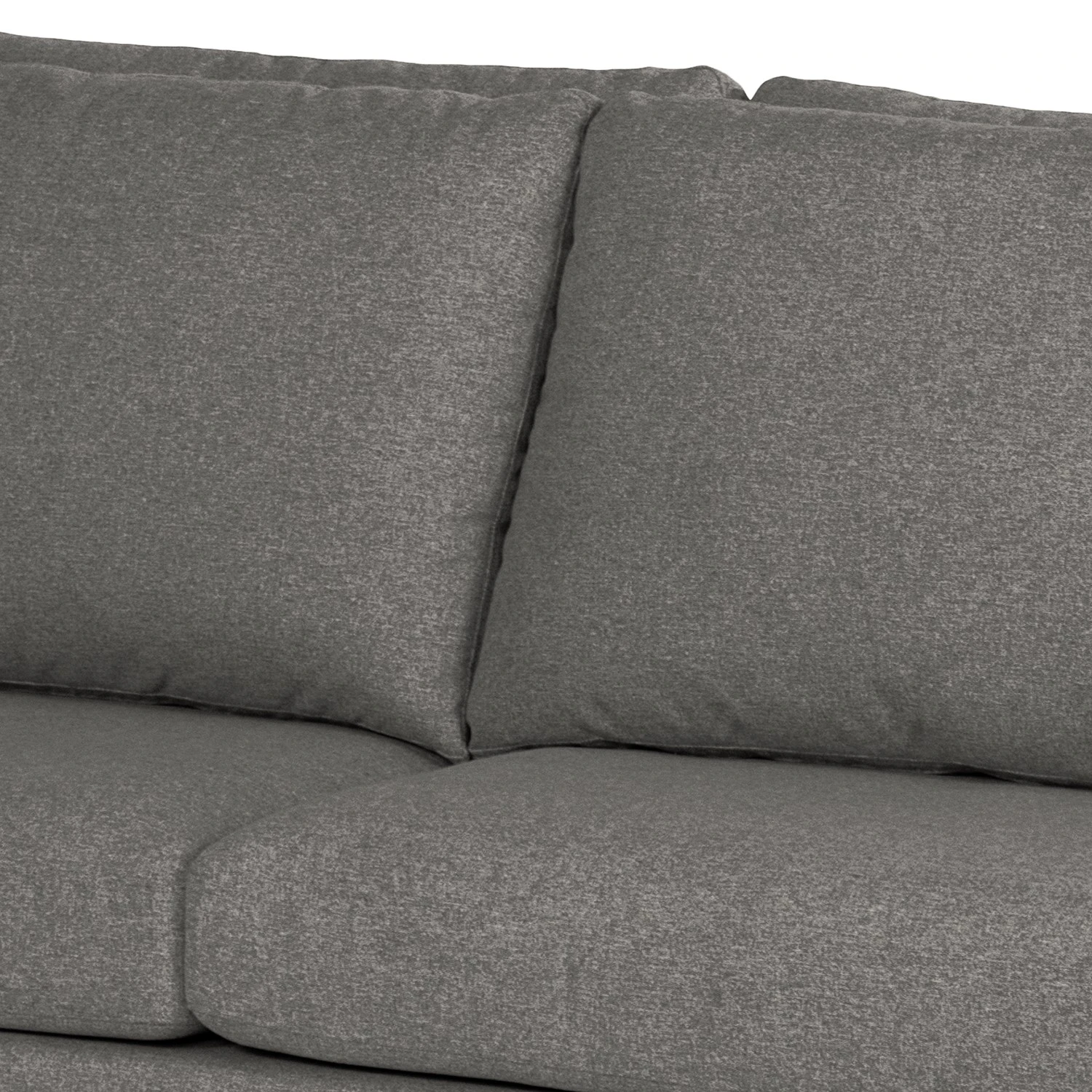 Bizzarto Wohnlandschaft Penda - Webstoff Sogol: Dunkelgrau - Longchair davorstehend rechts 10 Bizzarto Wohnlandschaft Penda - Webstoff Sogol: Dunkelgrau - Longchair davorstehend rechts – Bild 10