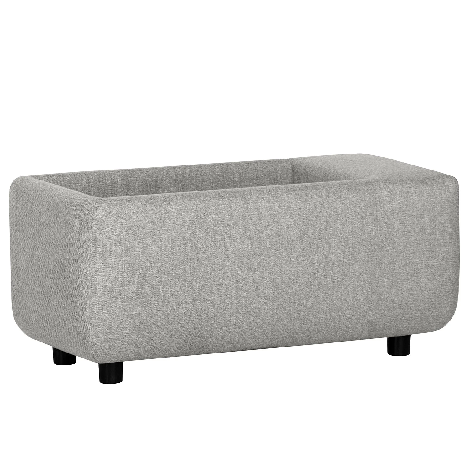 Bizzarto Polsterhocker Imbert - Webstoff Sogol: Rauchgrau - Keine Funktion 4 Bizzarto Polsterhocker Imbert - Webstoff Sogol: Rauchgrau - Keine Funktion – Bild 4