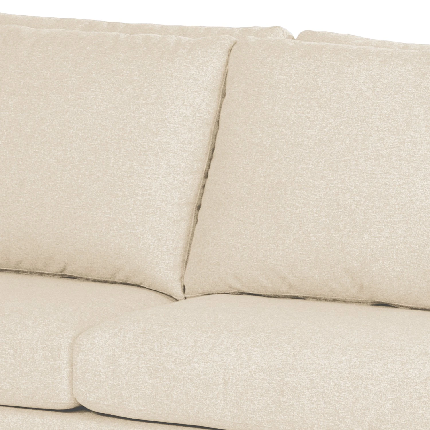 Bizzarto Ecksofa Penda II - Webstoff Sogol: Creme - Longchair davorstehend rechts 9 Bizzarto Ecksofa Penda II - Webstoff Sogol: Creme - Longchair davorstehend rechts – Bild 9