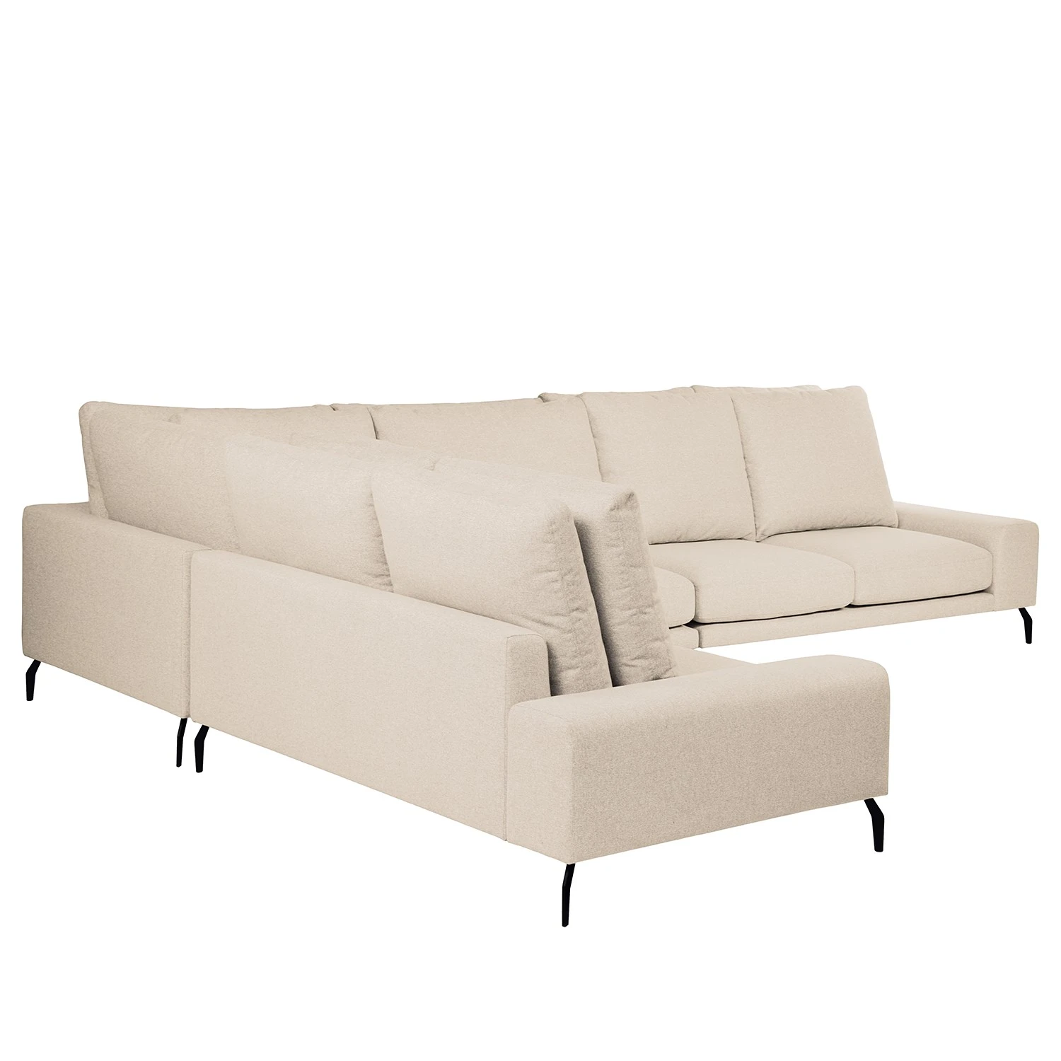 Bizzarto Ecksofa Penda - Webstoff Sogol: Creme - Longchair beidseitig montierbar 5 Bizzarto Ecksofa Penda - Webstoff Sogol: Creme - Longchair beidseitig montierbar – Bild 5