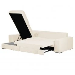 Bizzarto Ecksofa Gurabo I - Webstoff Sogol: Creme - Longchair davorstehend links - Mit Schlaffunktion 26 Bizzarto Ecksofa Gurabo I - Webstoff Sogol: Creme - Longchair davorstehend links - Mit Schlaffunktion -Wohnzimmermöbel boutique en ligne 1000256812 210427 09295700851 DETAILS P000000001000256812