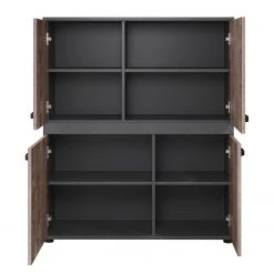 Trendteam Kommode Stripe II - Altholz Dekor / Grau -Wohnzimmermöbel boutique en ligne 1000256963 210409 12324600046 DETAILS P000000001000256963