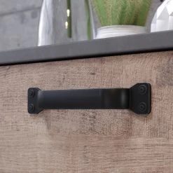 Trendteam Kommode Stripe II - Altholz Dekor / Grau -Wohnzimmermöbel boutique en ligne 1000256963 210831 16215000035 DETAILS P000000001000256963