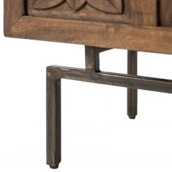 Wolf-Möbel TV-Lowboard Carving - Akazie massiv -Wohnzimmermöbel boutique en ligne 1000256998 220520 035 DETAILS P000000001000256998