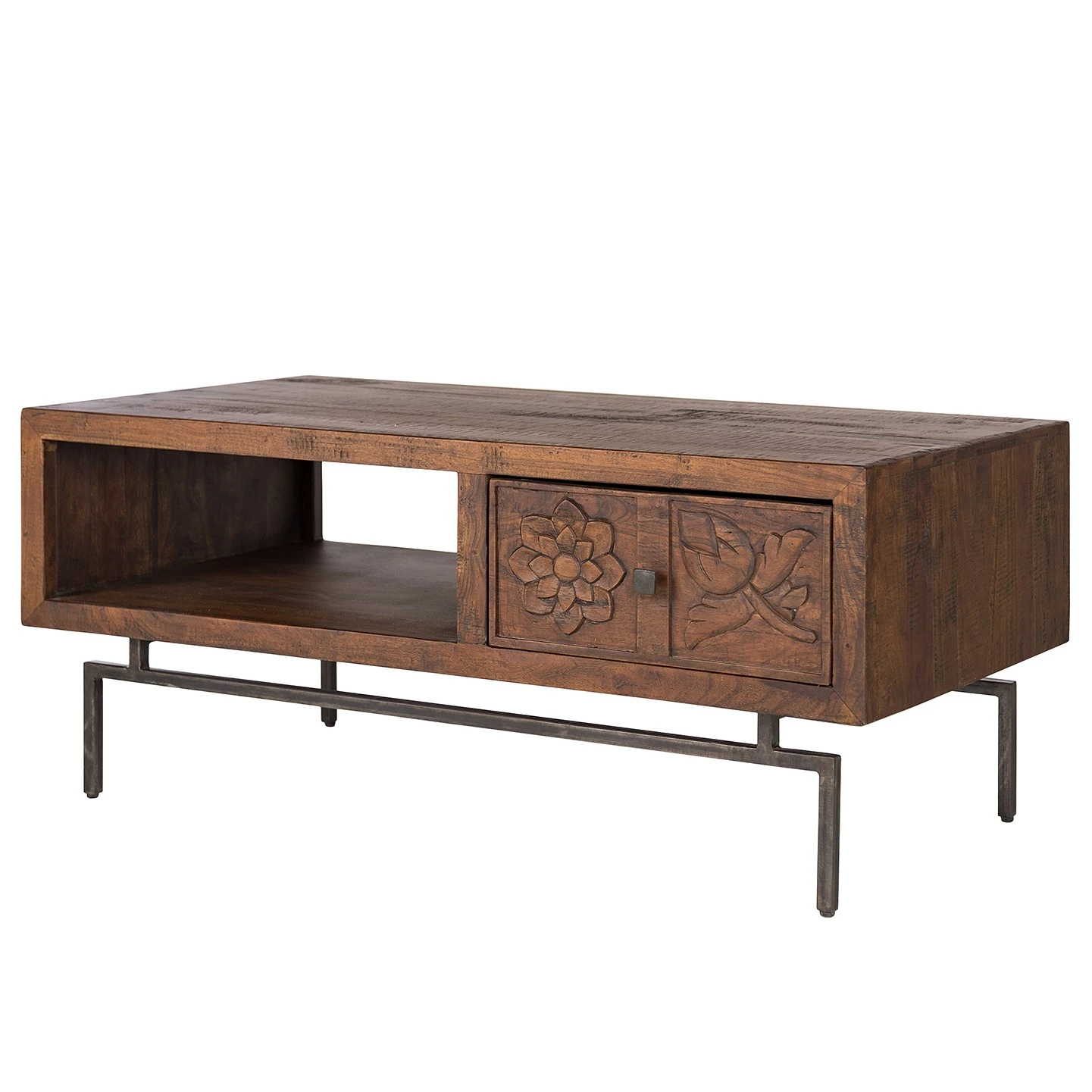 Wolf-Möbel Couchtisch Carving - Akazie massiv 1 Wolf-Möbel Couchtisch Carving - Akazie massiv