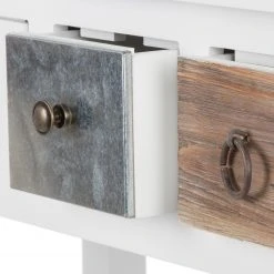 Ridgevalley Konsolentisch Itzehoe - Paulownia massiv - Weiß / Braun -Wohnzimmermöbel boutique en ligne 1000257196 210430 13001200056 DETAILS P000000001000257196