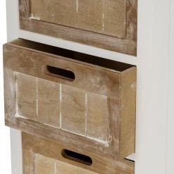 Ridgevalley Kommode Beauvain - Paulownia massiv - Braun / Weiß -Wohnzimmermöbel boutique en ligne 1000257197 210430 13002300065 DETAILS P000000001000257197