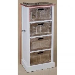 Ridgevalley Kommode Beauvain - Paulownia massiv - Braun / Weiß -Wohnzimmermöbel boutique en ligne 1000257197 210430 13002400066 SKETCH DETAILS P000000001000257197 sketch