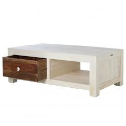 Wolf-Möbel Couchtisch Maison - Akazie massiv - Akazie Stone / Antik Weiß -Wohnzimmermöbel boutique en ligne 1000257254 220330 035 DETAILS P000000001000257254