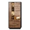 Red Living Vitrinenschrank Batey - Haveleiche Dekor / Graphit