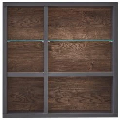 Red Living Wandregal Batey II - inkl. Beleuchtung - Haveleiche Dekor / Graphit -Wohnzimmermöbel boutique en ligne 1000257541 210429 08062000010 DETAILS P000000001000257541