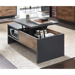 Red Living Couchtisch Batey - Haveleiche Dekor / Graphit -Wohnzimmermöbel boutique en ligne 1000257550 210413 13403100031 MOOD DETAILS P000000001000257550 mood