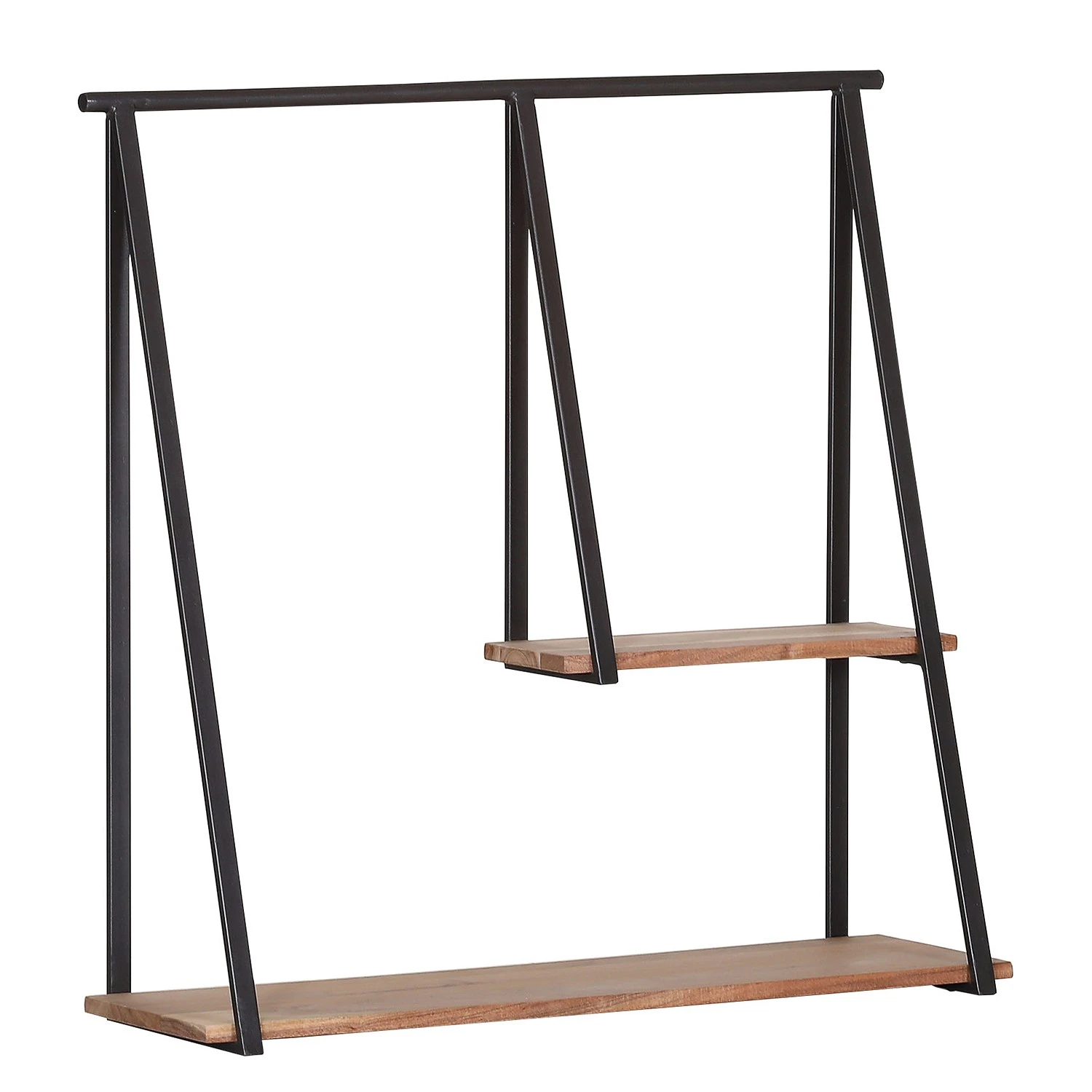 Red Living Wandregal Haina - Akazie massiv / Metall - Akazie / Anthrazit 1 Red Living Wandregal Haina - Akazie massiv / Metall - Akazie / Anthrazit