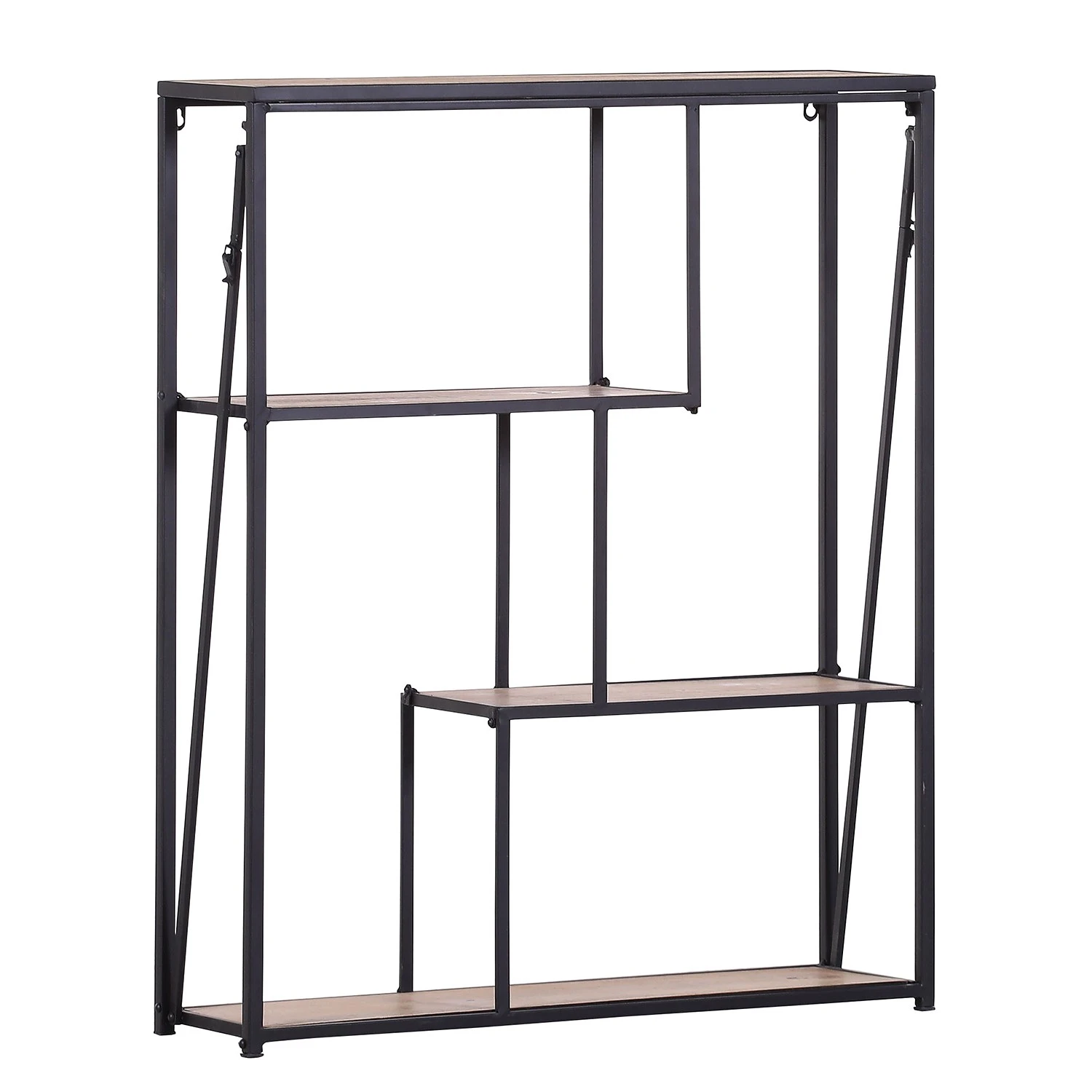 Red Living Wandregal Cap Cana - Echtholzfurnier / Metall - Spießtanne / Schwarz 1 Red Living Wandregal Cap Cana - Echtholzfurnier / Metall - Spießtanne / Schwarz