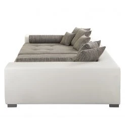 Loftscape Bigsofa Canton I - Kunstleder / Strukturstoff - Weiß / Hellgrau -Wohnzimmermöbel boutique en ligne 1000259786 210426 10174000004 DETAILS P000000001000259786