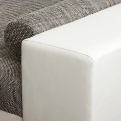 Loftscape Bigsofa Canton I - Kunstleder / Strukturstoff - Weiß / Hellgrau -Wohnzimmermöbel boutique en ligne 1000259786 210426 10174000007 DETAILS P000000001000259786