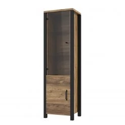 Red Living Wohnwand Velleron I (4-teilig) - Fichte Dekor / Matt Schwarz -Wohnzimmermöbel boutique en ligne 1000259841 210413 14124700006 DETAILS P000000001000259841