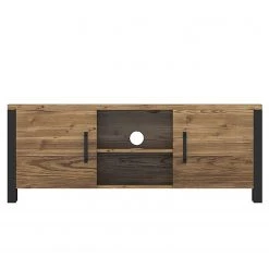 Red Living Wohnwand Velleron I (4-teilig) - Fichte Dekor / Matt Schwarz -Wohnzimmermöbel boutique en ligne 1000259841 210413 14125000010 DETAILS P000000001000259841