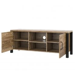 Red Living Wohnwand Velleron I (4-teilig) - Fichte Dekor / Matt Schwarz -Wohnzimmermöbel boutique en ligne 1000259841 210413 14125000011 DETAILS P000000001000259841