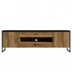 Red Living Wohnwand Turriers (3-teilig) - Fichte Dekor / Matt Schwarz 20 Red Living Wohnwand Turriers (3-teilig) - Fichte Dekor / Matt Schwarz -Wohnzimmermöbel boutique en ligne 1000259843 210413 14132300041 DETAILS P000000001000259843