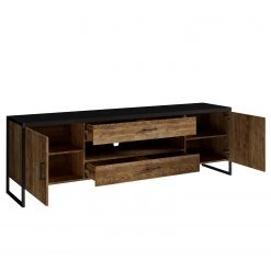 Red Living Wohnwand Turriers (3-teilig) - Fichte Dekor / Matt Schwarz 21 Red Living Wohnwand Turriers (3-teilig) - Fichte Dekor / Matt Schwarz -Wohnzimmermöbel boutique en ligne 1000259843 210413 14132500042 DETAILS P000000001000259843