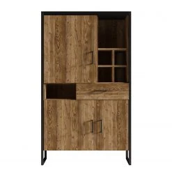 Red Living Wohnwand Turriers (3-teilig) - Fichte Dekor / Matt Schwarz 23 Red Living Wohnwand Turriers (3-teilig) - Fichte Dekor / Matt Schwarz -Wohnzimmermöbel boutique en ligne 1000259843 210413 14132700044 DETAILS P000000001000259843