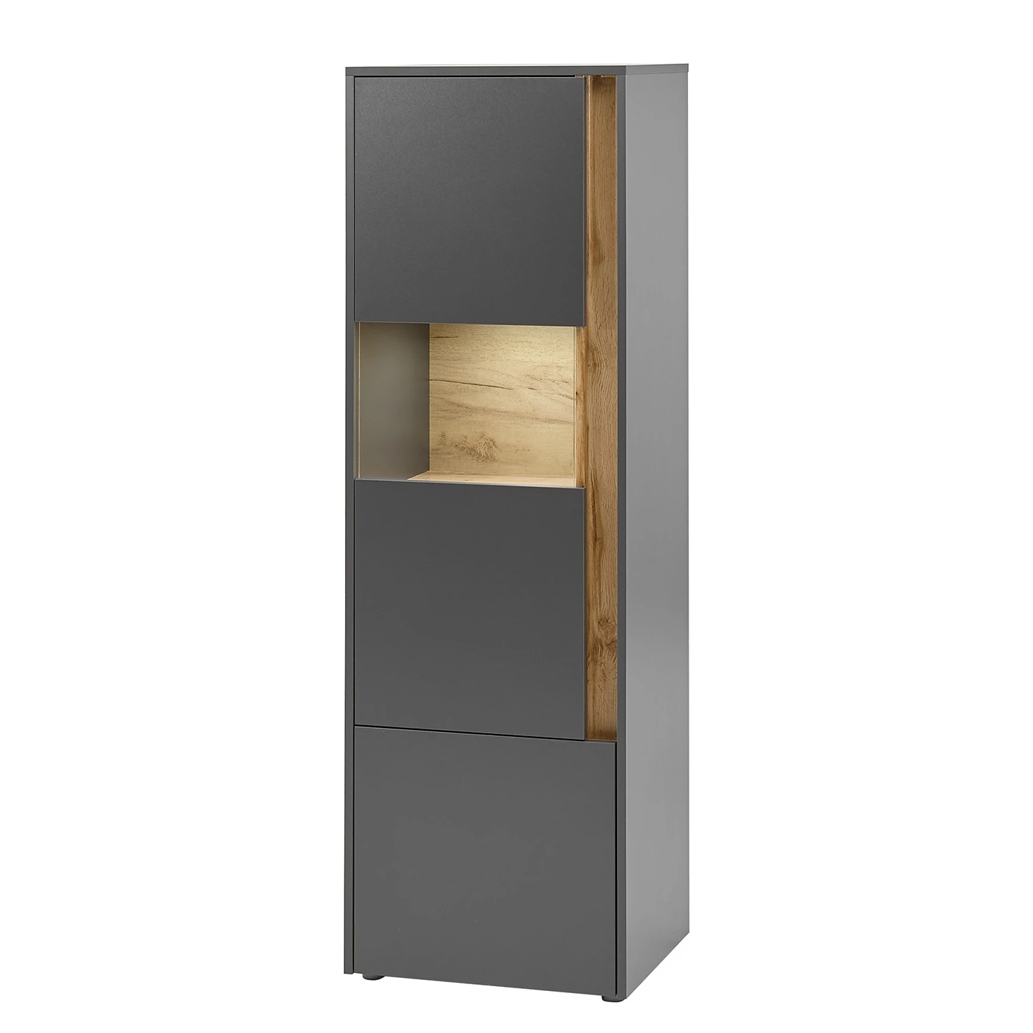 Norrwood Highboard Olon - Anthrazit 1 Norrwood Highboard Olon - Anthrazit