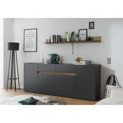 Norrwood Sideboard Olon - Anthrazit - Breite: 220 cm -Wohnzimmermöbel boutique en ligne 1000260644 210422 08443500040 MOOD DETAILS P000000001000260644 mood