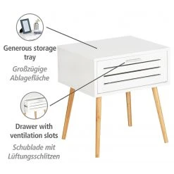 WENKO Beistelltisch Finja II - Bambus massiv - Weiß / Bambus 13 WENKO Beistelltisch Finja II - Bambus massiv - Weiß / Bambus -Wohnzimmermöbel boutique en ligne 1000260939 210715 14010900017 DETAILS P000000001000260939