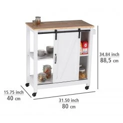 WENKO Servierwagen Landhaus - Kiefer massiv - Weiß / Kiefer -Wohnzimmermöbel boutique en ligne 1000260943 210423 13341800135 SKETCH DETAILS P000000001000260943 sketch