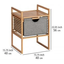 WENKO Beistelltisch Bahari II - Bambus massiv - Bambus / Grau 15 WENKO Beistelltisch Bahari II - Bambus massiv - Bambus / Grau -Wohnzimmermöbel boutique en ligne 1000260949 210423 13354900191 SKETCH DETAILS P000000001000260949 sketch