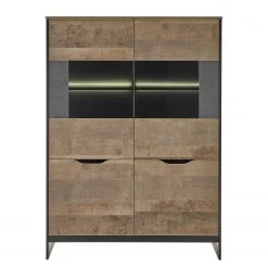 Red Living Highboard Cocody - Eiche Montana Dekor / Grau -Wohnzimmermöbel boutique en ligne 1000261325 210426 09135200045 DETAILS P000000001000261325