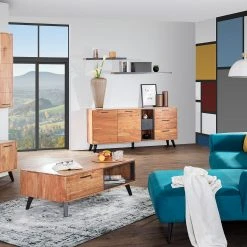 Naturoo Sideboard Manabi - Akazie massiv - Akazie / Anthrazit -Wohnzimmermöbel boutique en ligne 1000261413 210702 12225600001 MOOD DETAILS P000000001000261413 mood