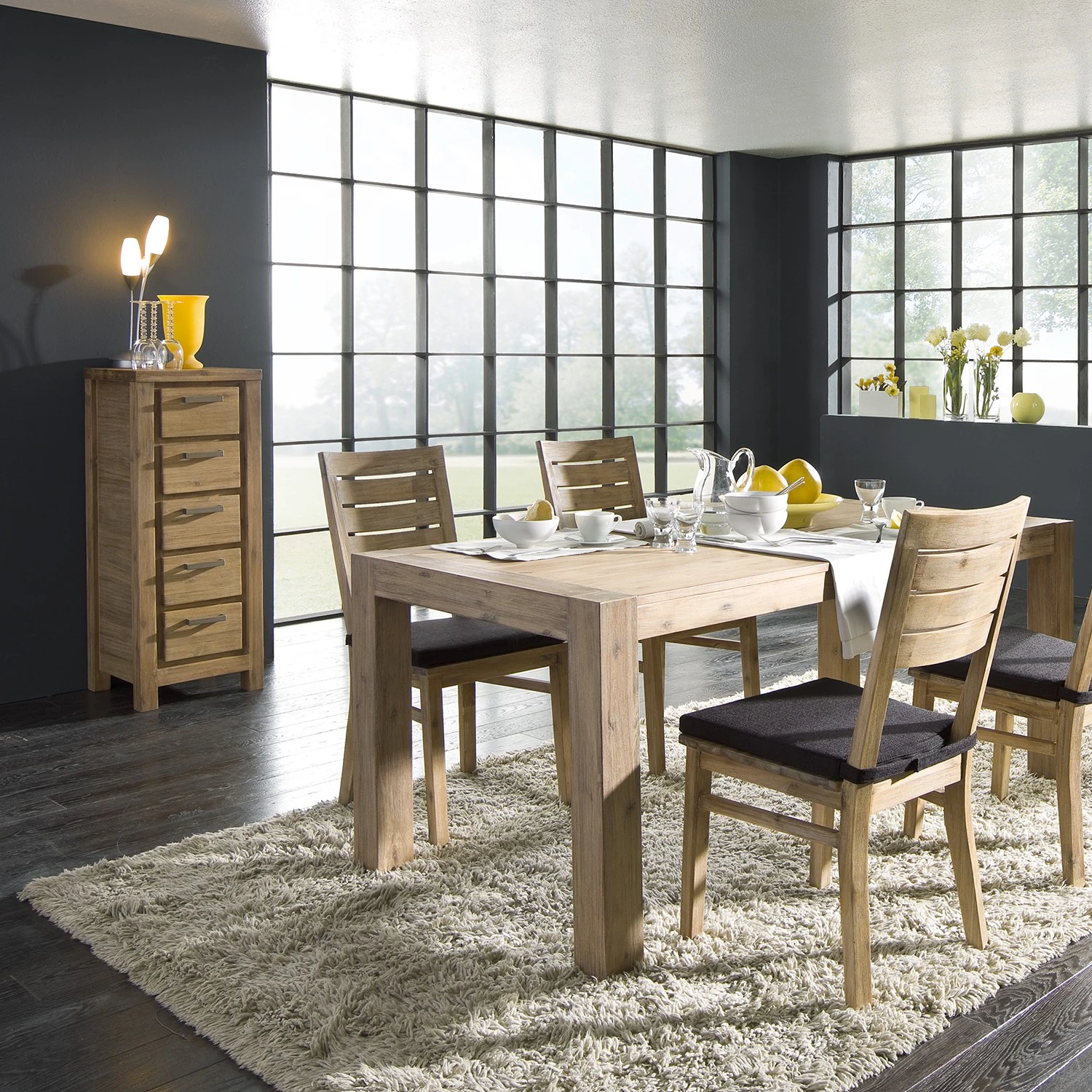 Ars Natura Kommode Toumanar - Akazie teilmassiv - Akazie Sand 2 Ars Natura Kommode Toumanar - Akazie teilmassiv - Akazie Sand – Bild 2