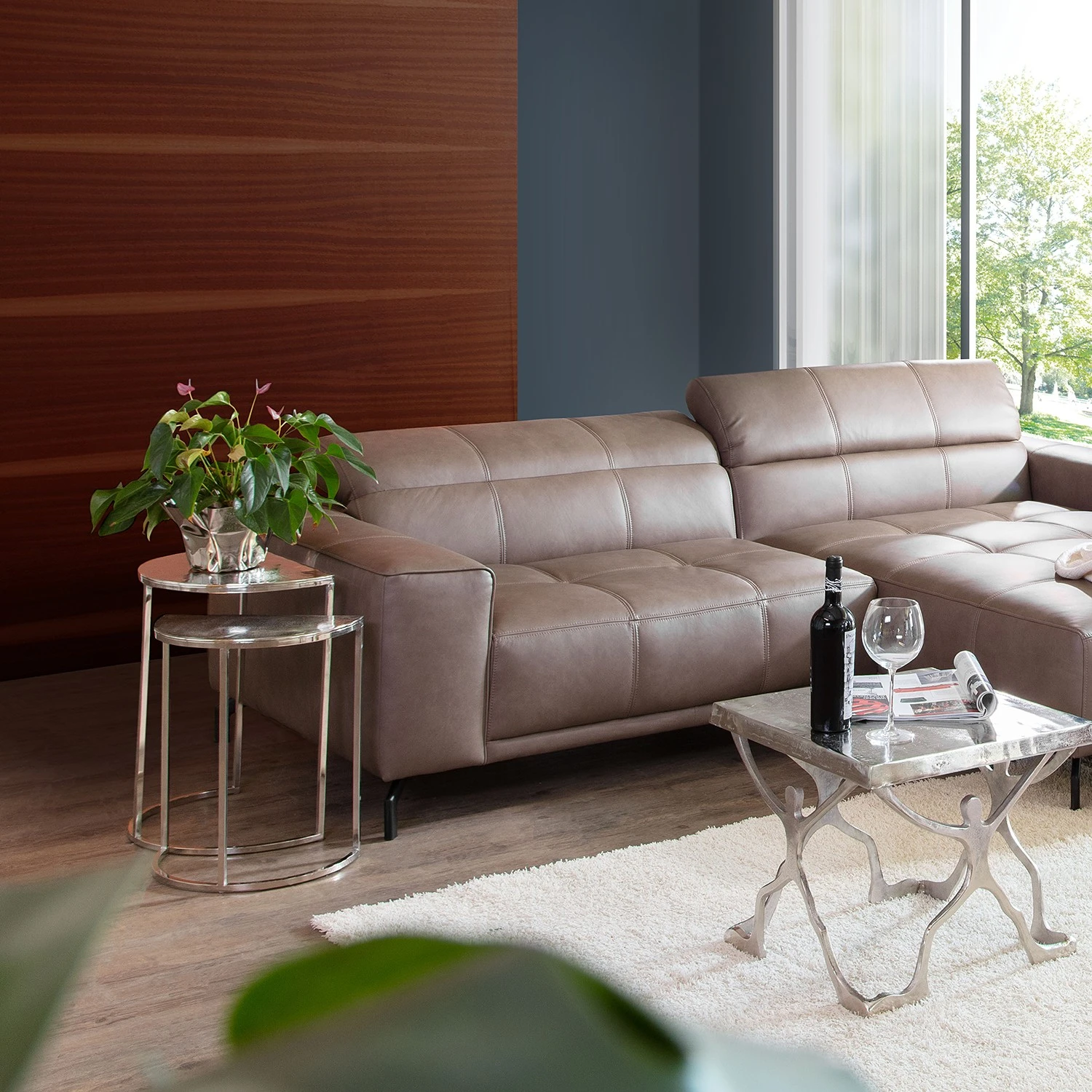 Loftscape Beistelltisch Teyjat (2er-Set) - Aluminium - Silber 2 Loftscape Beistelltisch Teyjat (2er-Set) - Aluminium - Silber – Bild 2