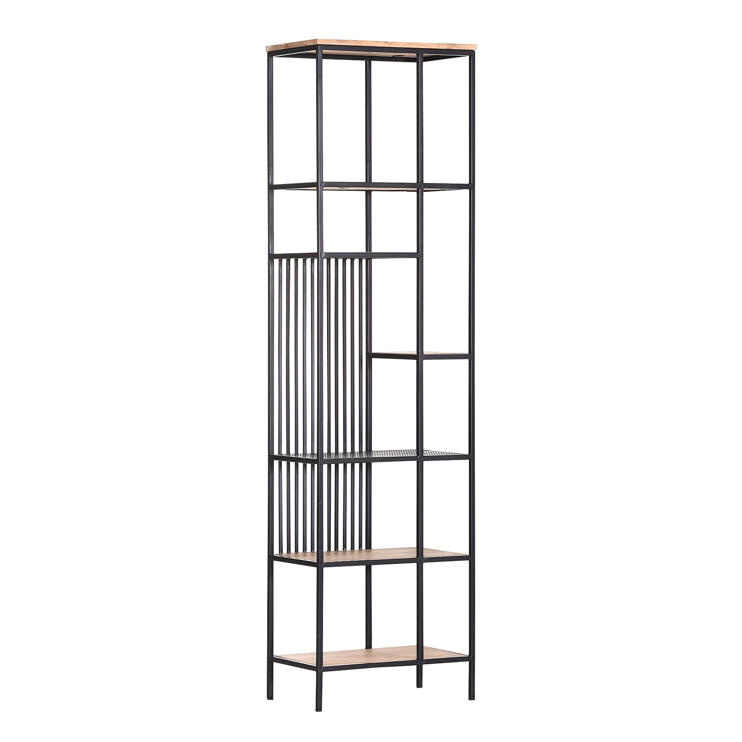 Red Living Regal Uulu III - Akazie massiv / Metall - Akazie / Schwarz 1 Red Living Regal Uulu III - Akazie massiv / Metall - Akazie / Schwarz