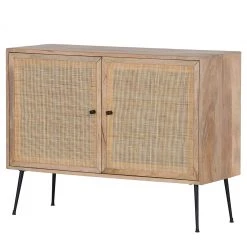 Naturoo Kommode Maardu I - Rattan / Mango massiv - Beige / Mango
