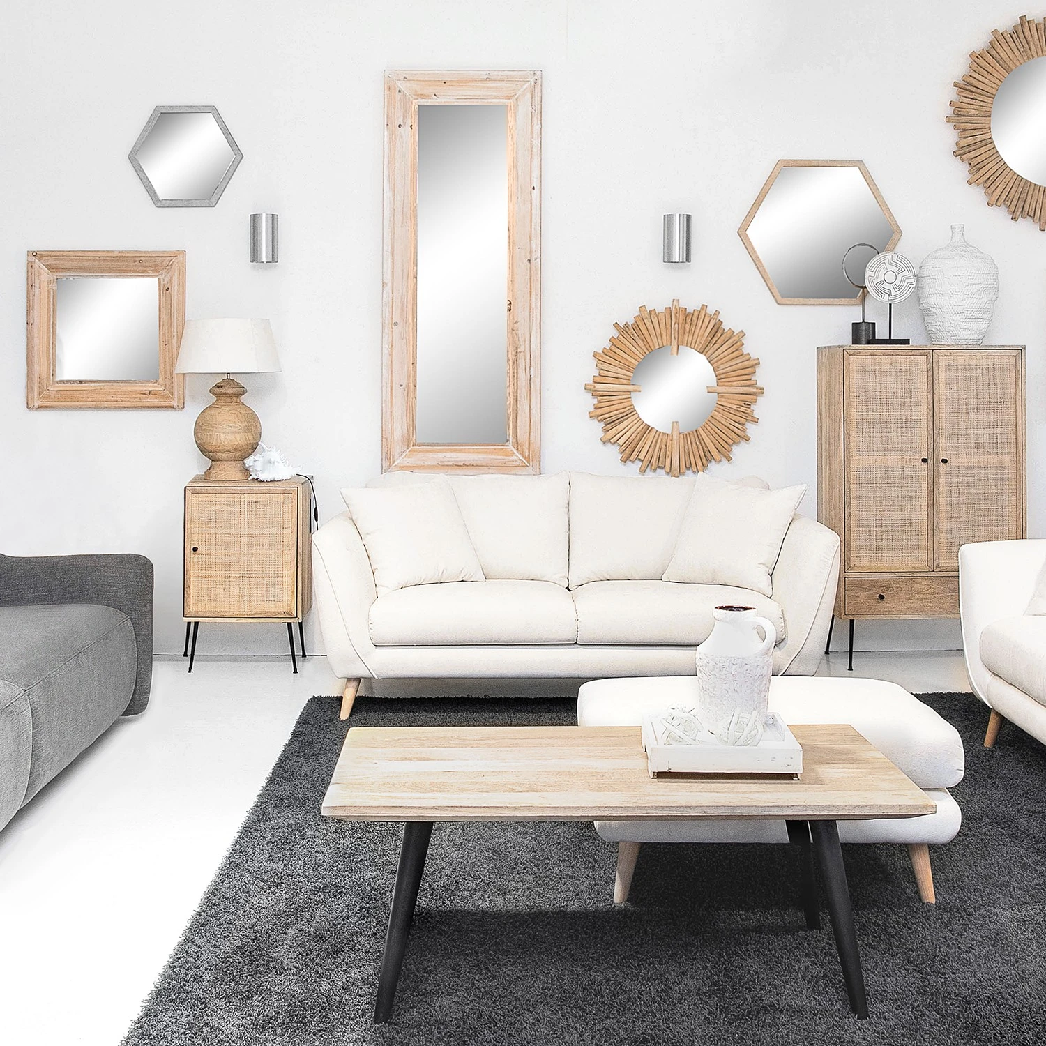 Naturoo Kommode Maardu II - Rattan / Mango massiv - Beige / Mango 3 Naturoo Kommode Maardu II - Rattan / Mango massiv - Beige / Mango – Bild 3