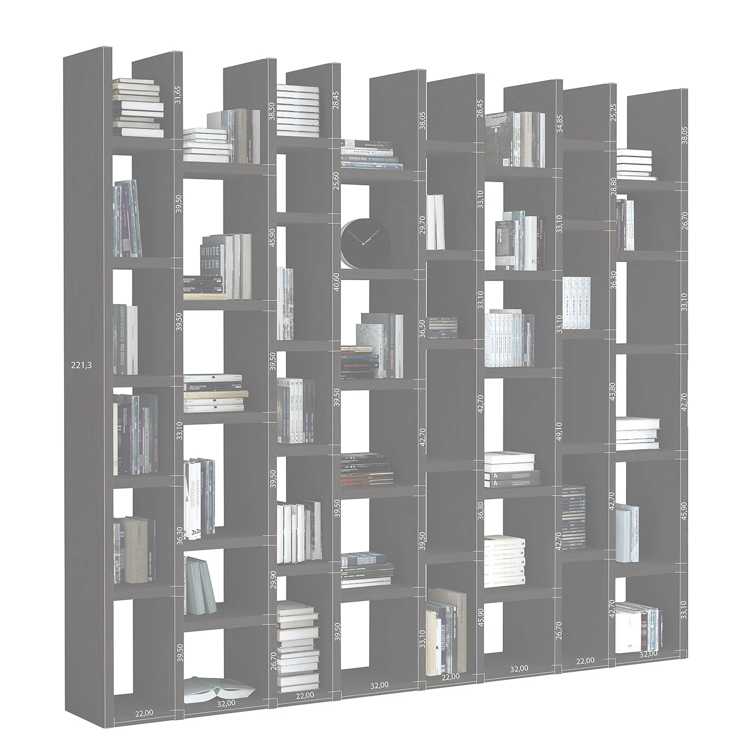 Loftscape Regal Emporior XI - Eiche Sonoma Dekor 2 Loftscape Regal Emporior XI - Eiche Sonoma Dekor – Bild 2