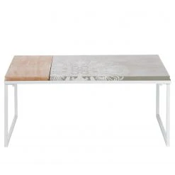 Loftscape Couchtisch Thusy - Tanne teilmassiv - Tanne / Weiß 6 Loftscape Couchtisch Thusy - Tanne teilmassiv - Tanne / Weiß -Wohnzimmermöbel boutique en ligne 1000261676 210423 13360800104 DETAILS P000000001000261676