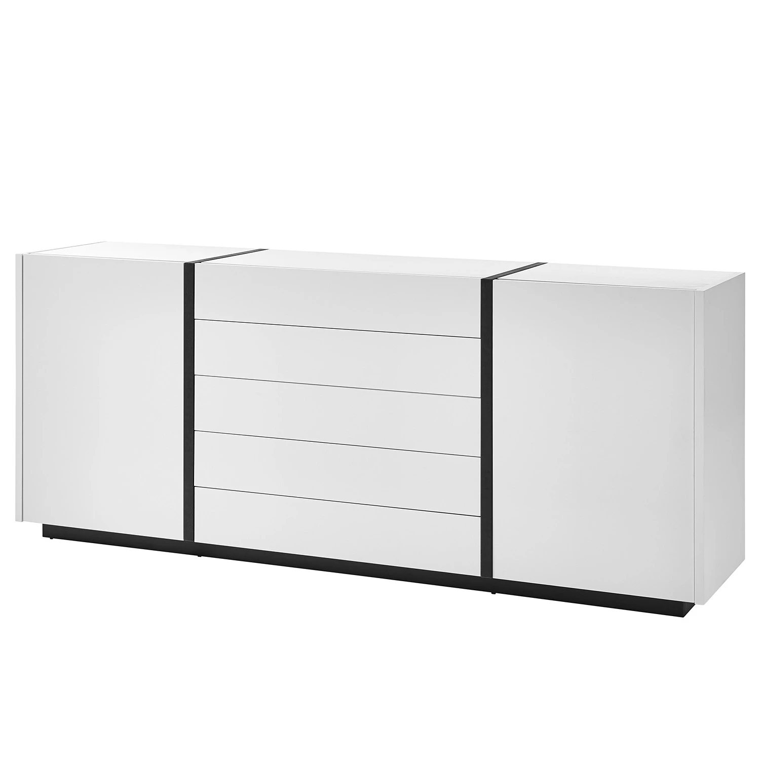 Loftscape Sideboard Muuga I - Weiß / Grau 1 Loftscape Sideboard Muuga I - Weiß / Grau