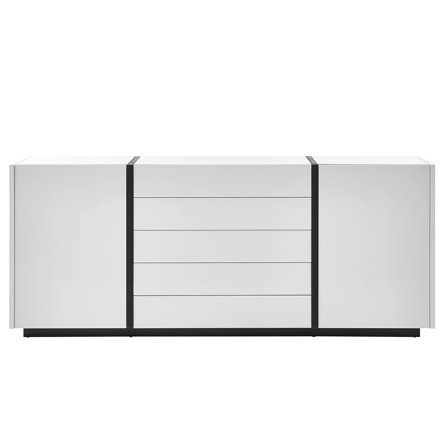 Loftscape Sideboard Muuga I - Weiß / Grau 4 Loftscape Sideboard Muuga I - Weiß / Grau – Bild 4