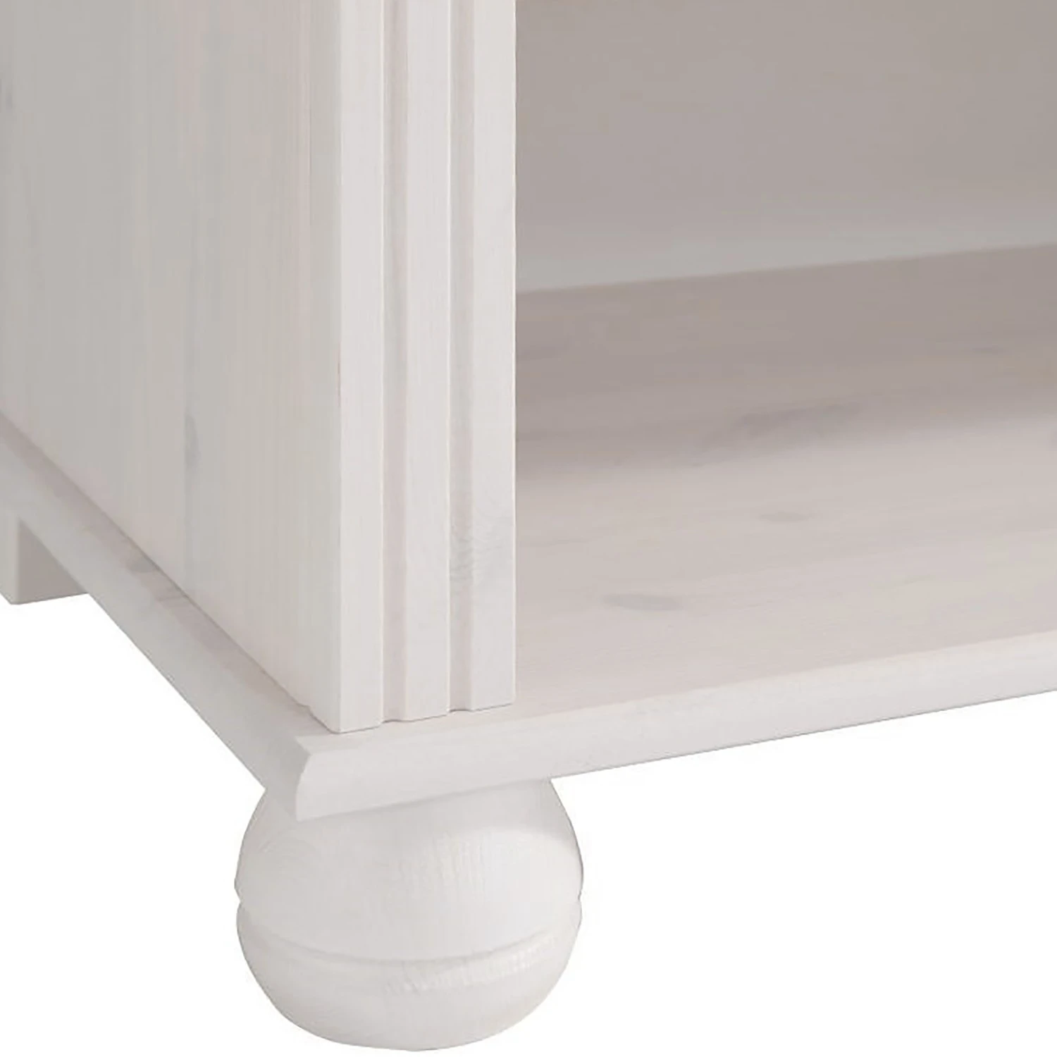 Ridgevalley Regal Saare - Kiefer massiv - Kiefer Weiß - Höhe: 181 cm 2 Ridgevalley Regal Saare - Kiefer massiv - Kiefer Weiß - Höhe: 181 cm – Bild 2