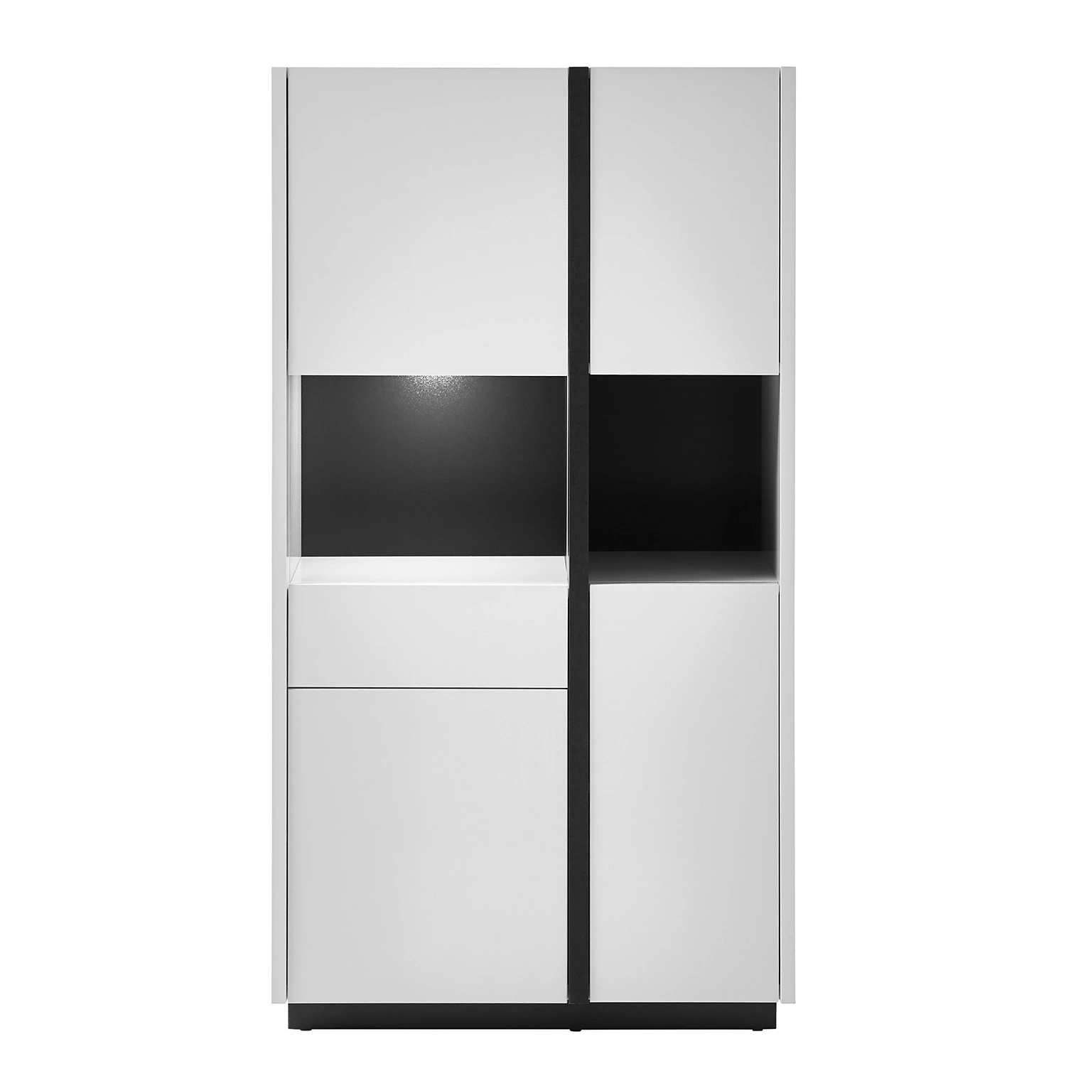 Loftscape Highboard Muuga II - Weiß / Grau 5 Loftscape Highboard Muuga II - Weiß / Grau – Bild 5