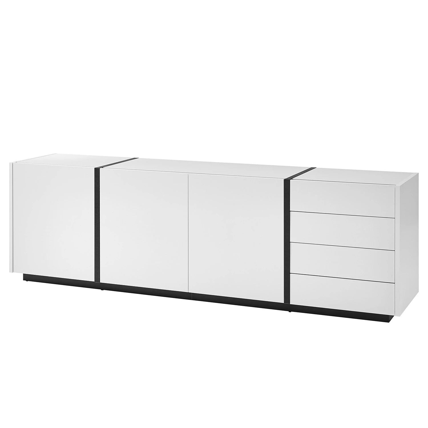 Loftscape Sideboard Muuga II - Weiß / Grau 1 Loftscape Sideboard Muuga II - Weiß / Grau