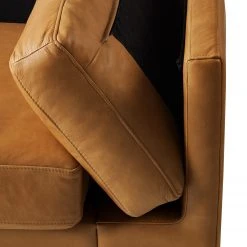 Studio Copenhagen 3-Sitzer Sofa COSO Classic+ - Echtleder Taru: Hellbraun - Schwarz -Wohnzimmermöbel boutique en ligne 1000261833 210429 06512900013 DETAILS P000000001000261833