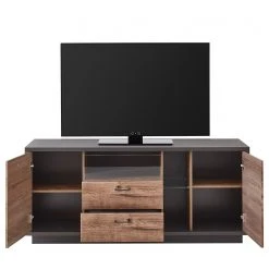 Red Living Wohnwand Batey II (3-teilig) - Haveleiche Dekor / Graphit -Wohnzimmermöbel boutique en ligne 1000261853 210618 12261100004 DETAILS P000000001000261853